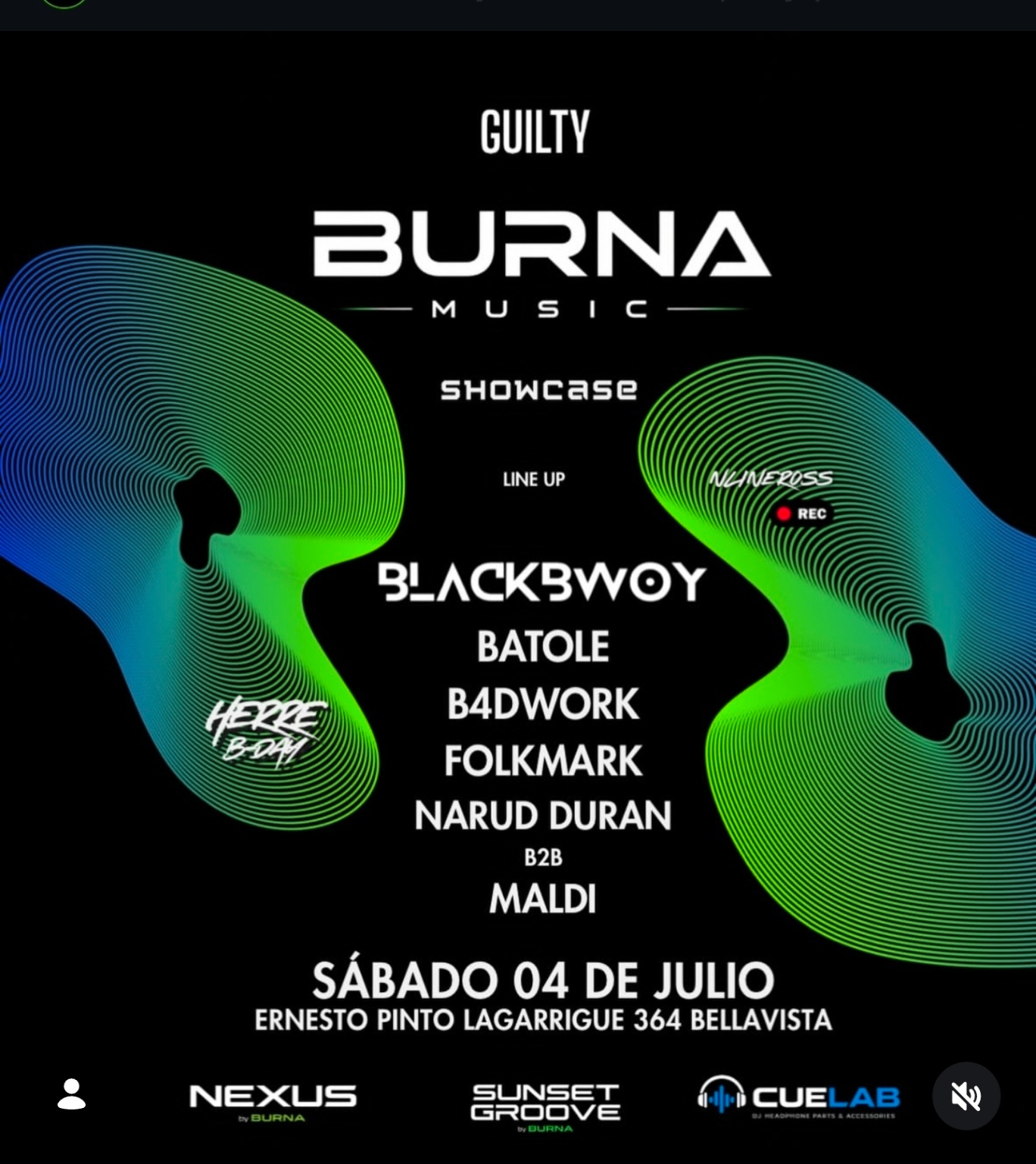 Guilty Club flyer