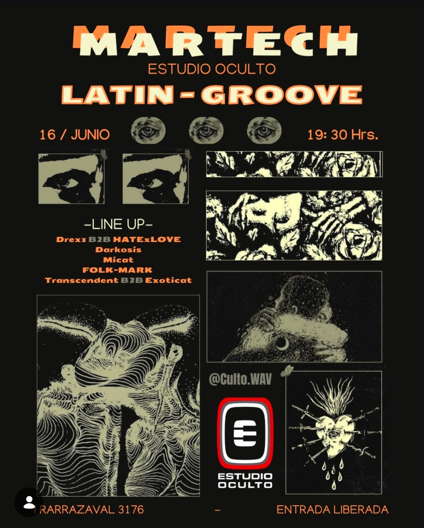 Estudio Oculto flyer
